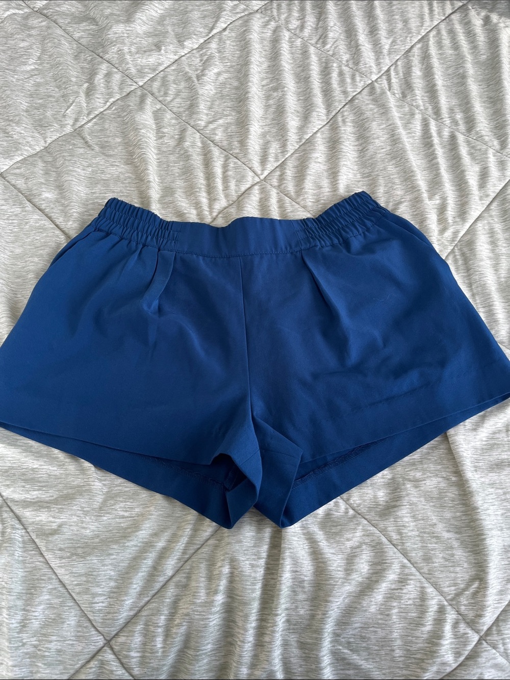 Forever 21 Cobalt Blue Elastic-Waist Shorts